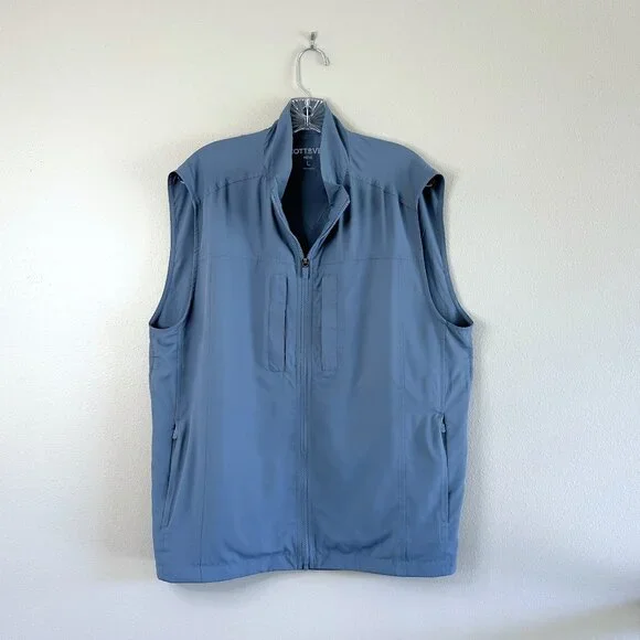 ScotteVest Featherweight Travel Vest in Cadet Blue - Picture 2 of 11